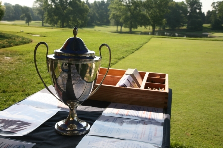 MGA Trophy on a table